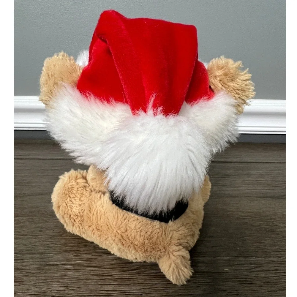 Aurora Plush Christmas Teddy Bear Santa Hat Holiday Stuffed‎ Animal Toy Kids